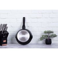 Pánev hluboká s mramorovým povrchem 24 cm Black Rose Collection (9)