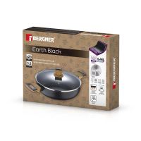 Pánev s nepřilnavým povrchem a poklicí 28 cm Earth Black (12)