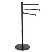 Držák na ručníky Swing lakovaná nerez, černý 85,5 x 28,5 KL-18976 (8)