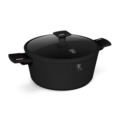 BERLINGERHAUS Kastrol s titanovým povrchem a poklicí 28 cm Monaco Collection BH-8262