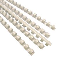 Vázací hřbet Eurosupplies / OEM plastový A4 průměr 12,5 (12) mm bílý 100ks (5)