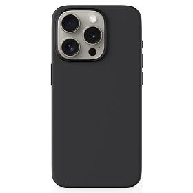 Mag+Silicon Case iPhone 15 Pro blk EPICO