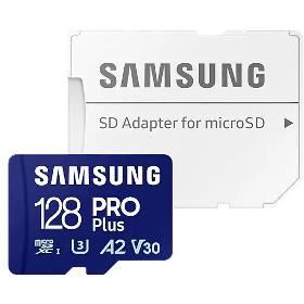 MicroSDHC 128GB PRO Plus+ SD adp SAMSUNG