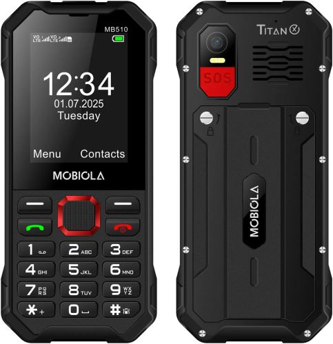 Mobiola MB510 TitanX Černá