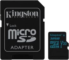 Kingston microSDHC 32GB U3 90R/45W Kingston microSDHC 32GB U3 90R/45W