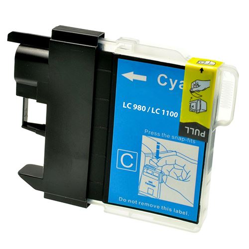 Inkoust LC980C/1100C kompatibilní azurový pro Brother (12ml)