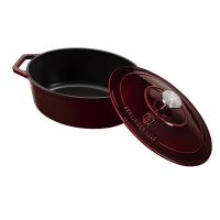 BERLINGERHAUS Pekáč litinový s poklicí 30 cm Burgundy Line BH-6499 (2)