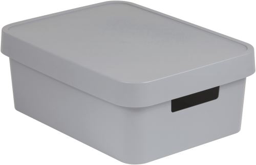 Box Curver Infinity 11L s víkem světle šedý