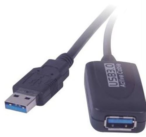 Repeater PremiumCord USB 3.0 repeater a prodlužovací kabel A/M-A/F 15m