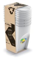 Odpadkový koš Prosperplast SORTIBOX 4 x 35 l popelavý (2)
