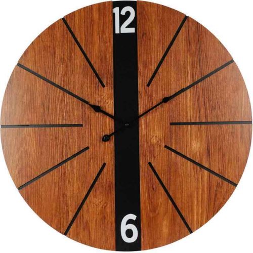 Nástěnné hodiny dřevěné 60 cm KO-Y36300190