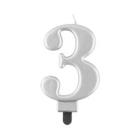 ALBI SVÍČKA SILVER ČÍSLO 3 (1)