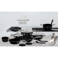 BERLINGERHAUS Dóza na potraviny sada 3 ks Royal Black Collection BH-6296 (3)