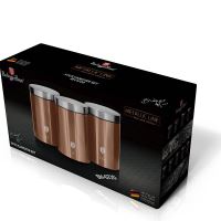 Dóza na potraviny sada 3 ks Rosegold Metallic Line (2)