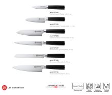 CS SOLINGEN Nůž kuchyňský damascénská nerezová ocel 9 cm KONSTANZ CS-071349 (4)