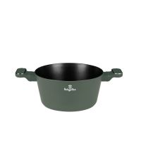 BERLINGERHAUS Kastrol s titanovým povrchem a poklicí 24 cm Matte Green Collection BH-8201 (3)