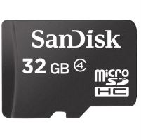 Paměťová karta Sandisk 32 GB microSDHC Class 4 Memory Card Paměťová karta Sandisk 32 GB microSDHC Class 4 Memory Card