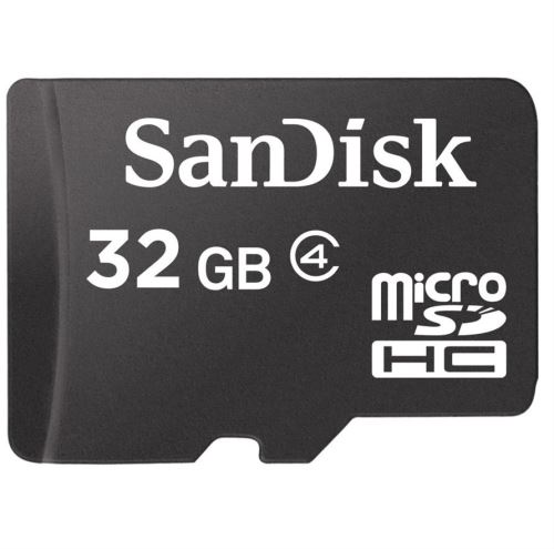 Paměťová karta Sandisk 32 GB microSDHC Class 4  Memory Card