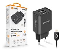 ALI CN 2,4A,2xUSB,SM.IC,IPH,čern CHA0044 ALI CN 2,4A,2xUSB,SM.IC,IPH,čern CHA0044