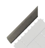 Přechodová lišta G21 Incana pro WPC dlaždice, 38,5 x 7,5 cm rohová (levá) (8)