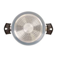 SAN IGNACIO Kastrol s poklicí a nepřilnavým povrchem NOIA 24 cm modrá BGEU-6961 (2)