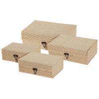 HOMESTYLING Sada košíků 4 ks KO-HZ1241230 HOMESTYLING Sada košíků 4 ks KO-HZ1241230