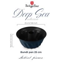 BERLINGERHAUS Forma na bábovku s titanovým povrchem 25 cm Deep sea Collection BH-8705 (2)