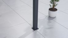 Bioklimatická pergola G21 Trenton Premium 4x4 m, antracitová hliníková (7)