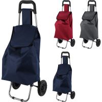 EXCELLENT HOUSEWARE Nákupní taška na kolečkách 33 l modrá KO-CM6000030modr (1)