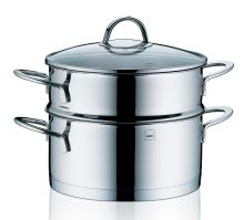 KELA Hrnec napařovací s poklicí nerez CAILIN 20 cm KL-10994 (3)
