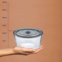 Dóza na potraviny skladovací Aurelia sklo 11,5cm 22,0cm 2,2l (5)