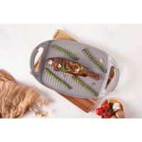 Grilovací deska s titanovým povrchem 47 cm Taupe Collection (3)