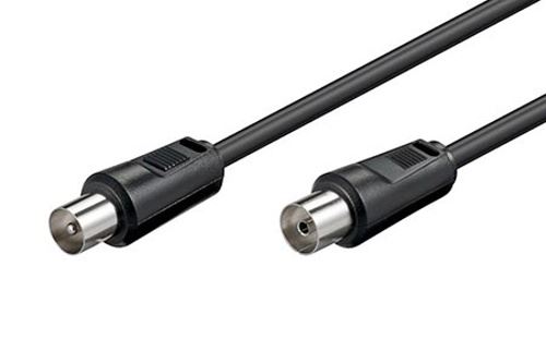 Kabel anténní 75 Ohm, IEC, M-F, 10m