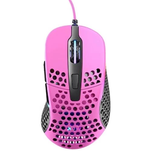 XTRFY XF332 Gaming Mouse M4 RGB Růžová