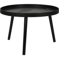 HOMESTYLING Odkládací stolek sada 2 ks borovice černá KO-KR8200300 (2)