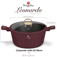 BERLINGERHAUS Kastrol s titanovým povrchem a poklicí 30 cm Leonardo Collection BH-8043 (3)