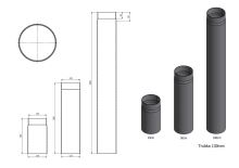 Sada kouřovodů 130 mm, SET 130-01 (1)