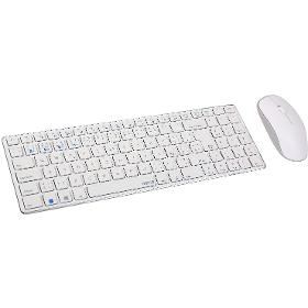 Rapoo 9300M set klávesnice a myši bílý