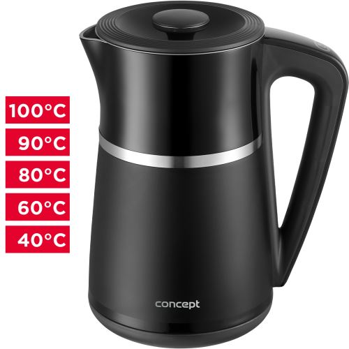 CONCEPT Rychlovarná konvice s regulací teploty 1,7 RK3100 CONCEPT Rychlovarná konvice s regulací teploty 1,7 RK3100