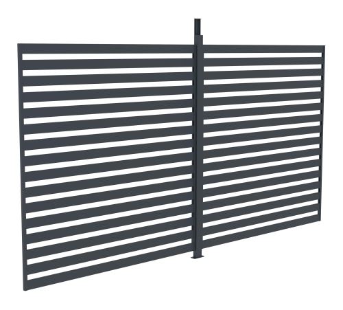Příslušenství G21 fixní lamelová stěna 3,7x2,2 m pro pergolu Austin