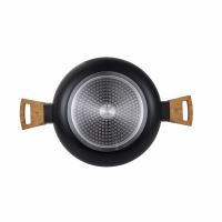 Pánev s nepřilnavým povrchem a poklicí 28 cm Earth Black (11)
