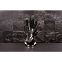BERLINGERHAUS Sada nožů ve stojanu 8 ks Black Silver Collection BH-2565 (2)