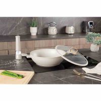 Pánev WOK s titanovým povrchem a poklicí 30 cm Sahara Collection (4)