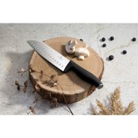 Sada nožů s magnetickým držákem z akátového dřeva 6 ks Matte Black Collection (5)