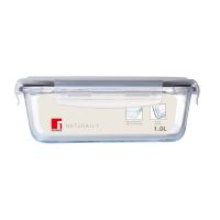 BERGNER Dóza na potraviny borosilikátové sklo NATURALLY 1L BG-25311-MM (3)