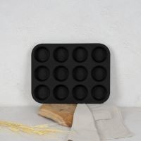 BERLINGERHAUS Forma na muffiny s nepřilnavým povrchem 12 ks Antracit Collection BH-8691 (3)