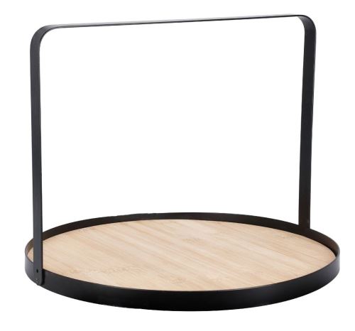 EXCELLENT Podnos servírovací s kovovou rukojetí 35 cm KO-278000600