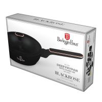 BERLINGERHAUS Pánev hluboká s titanovým povrchem a poklicí 24 cm Black Rose Collection BH-8352 (3)
