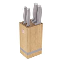 Sada nožů se stojanem BAMBOO 6 ks Taupe Collection (4)