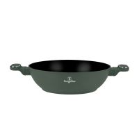 BERLINGERHAUS Pánev wok s poklicí a titanovým povrchem 30 cm Matte Green Collection BH-8160 (9)